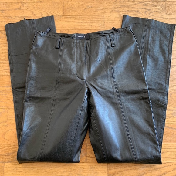 guess leather pants